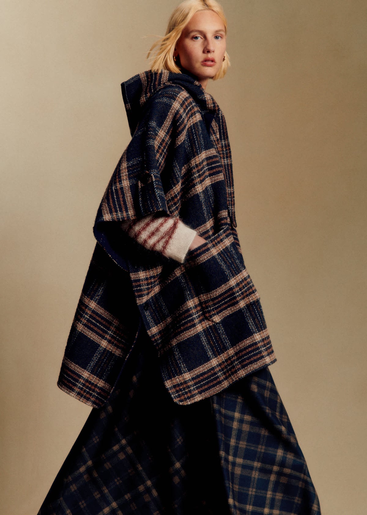 Manteau Gabriello - Bleu Ocre
