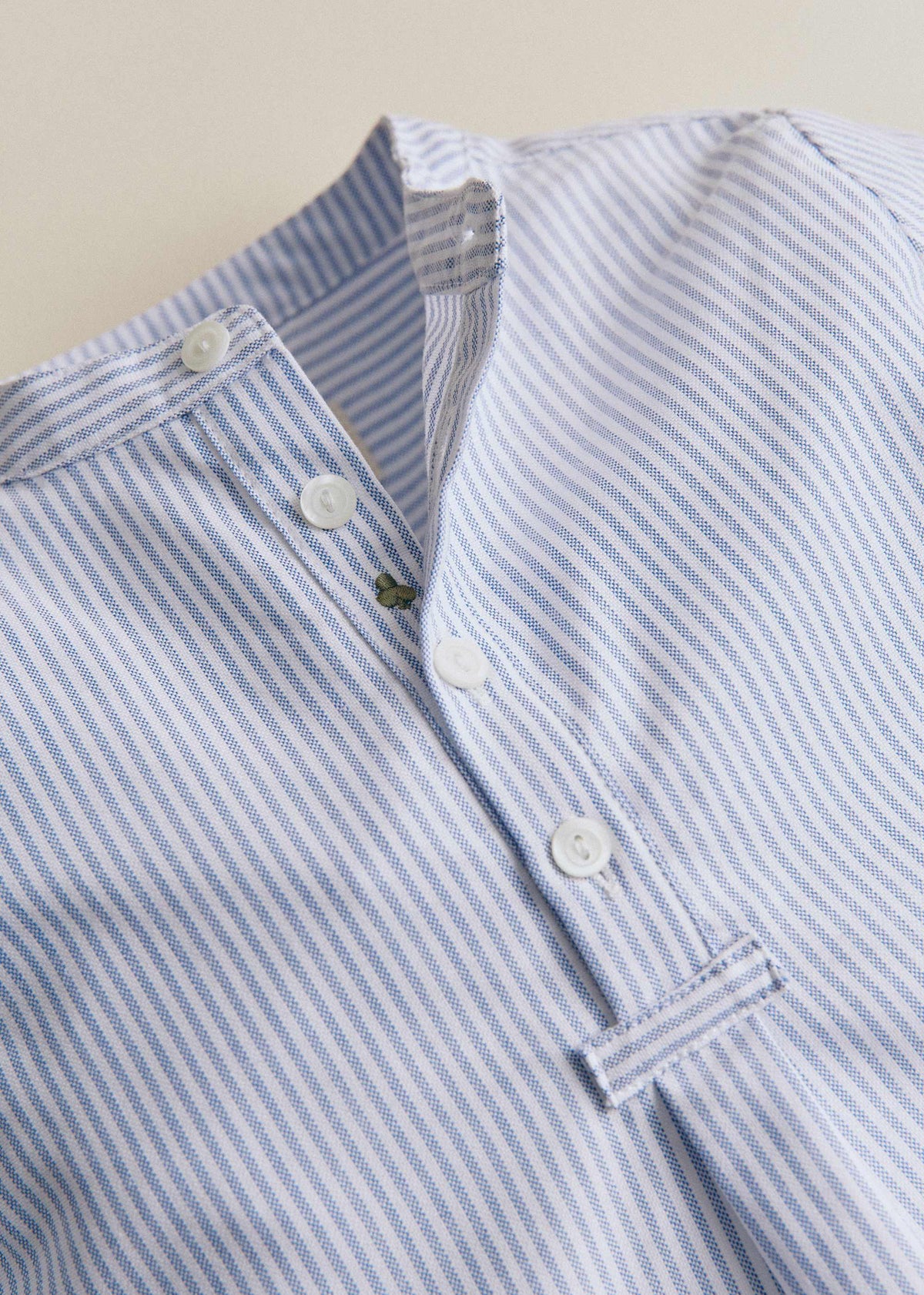 Chemise Sacha - Bleu / Écru