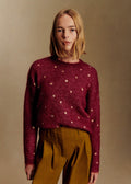 Pull Cinta - Bordeaux Coeur Doré