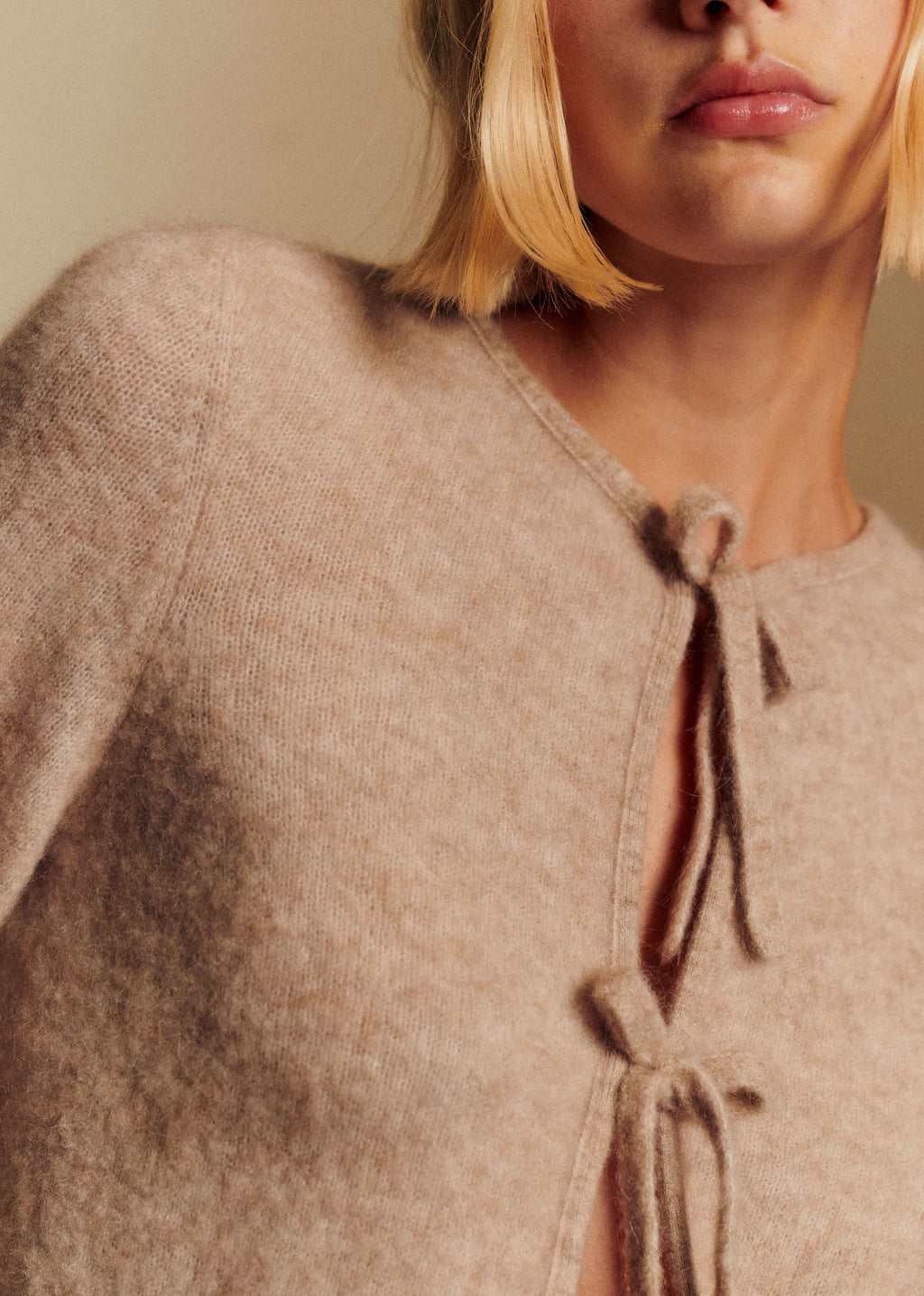 Gilet Marie - Beige Chiné Clair