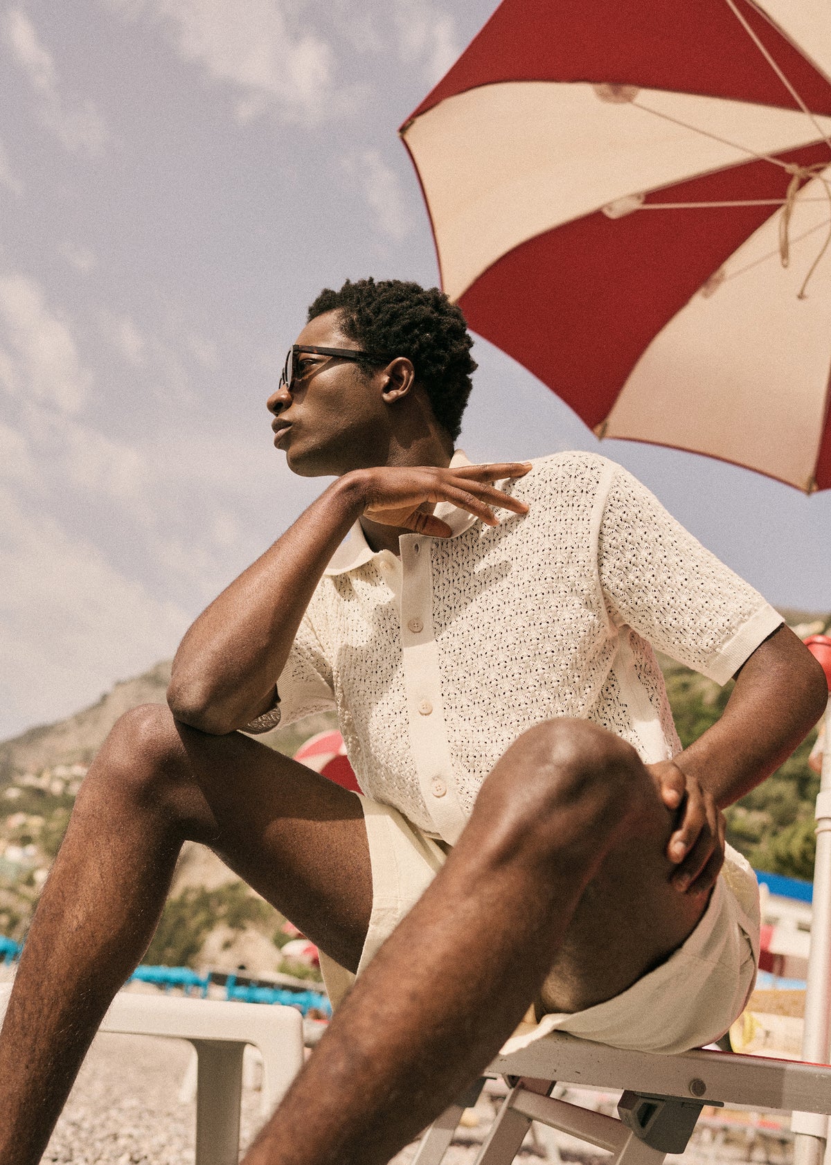 Chemise Maille Nurel - Écru