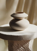 Vase Romie Objetti - Petit modèle - Ecru