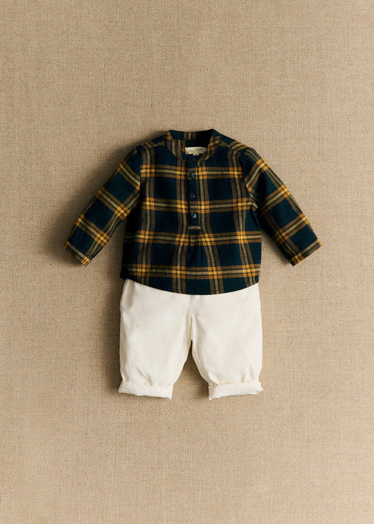 Chemise Sacha - Carreaux Bleu Nuit
