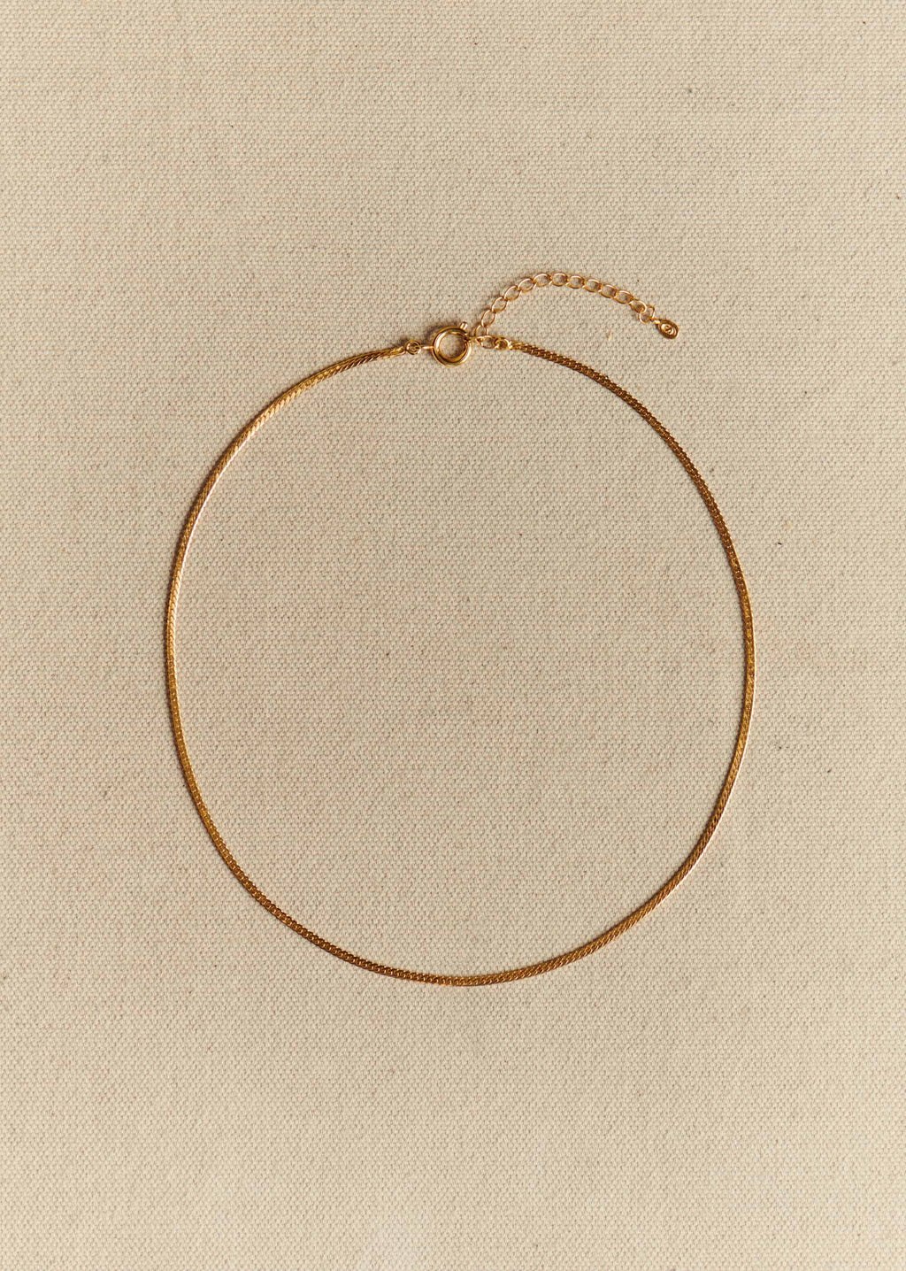 Collier Irma Plat - Doré