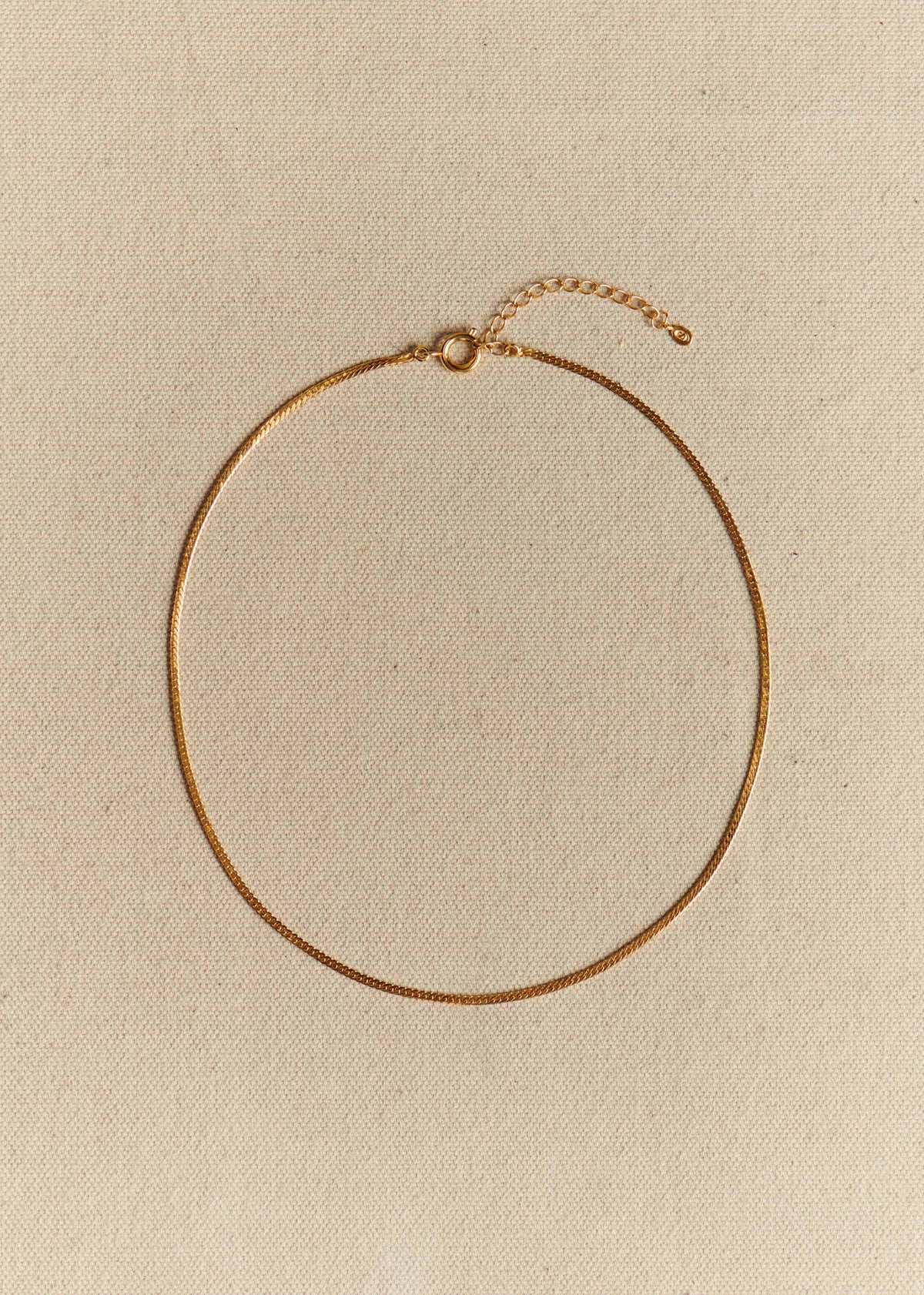 Collier Irma Plat - Doré
