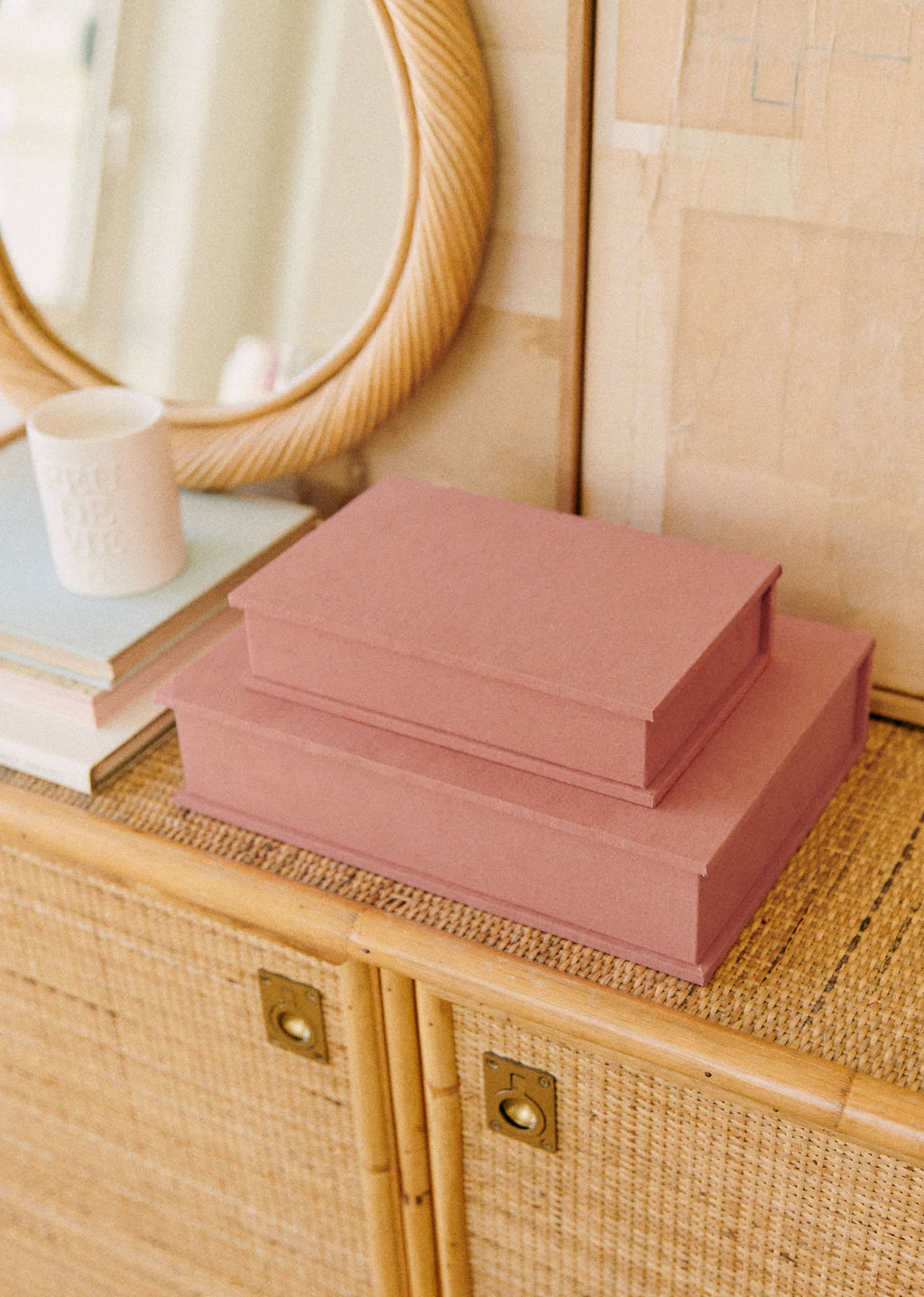 Boîte Rangement - Rose