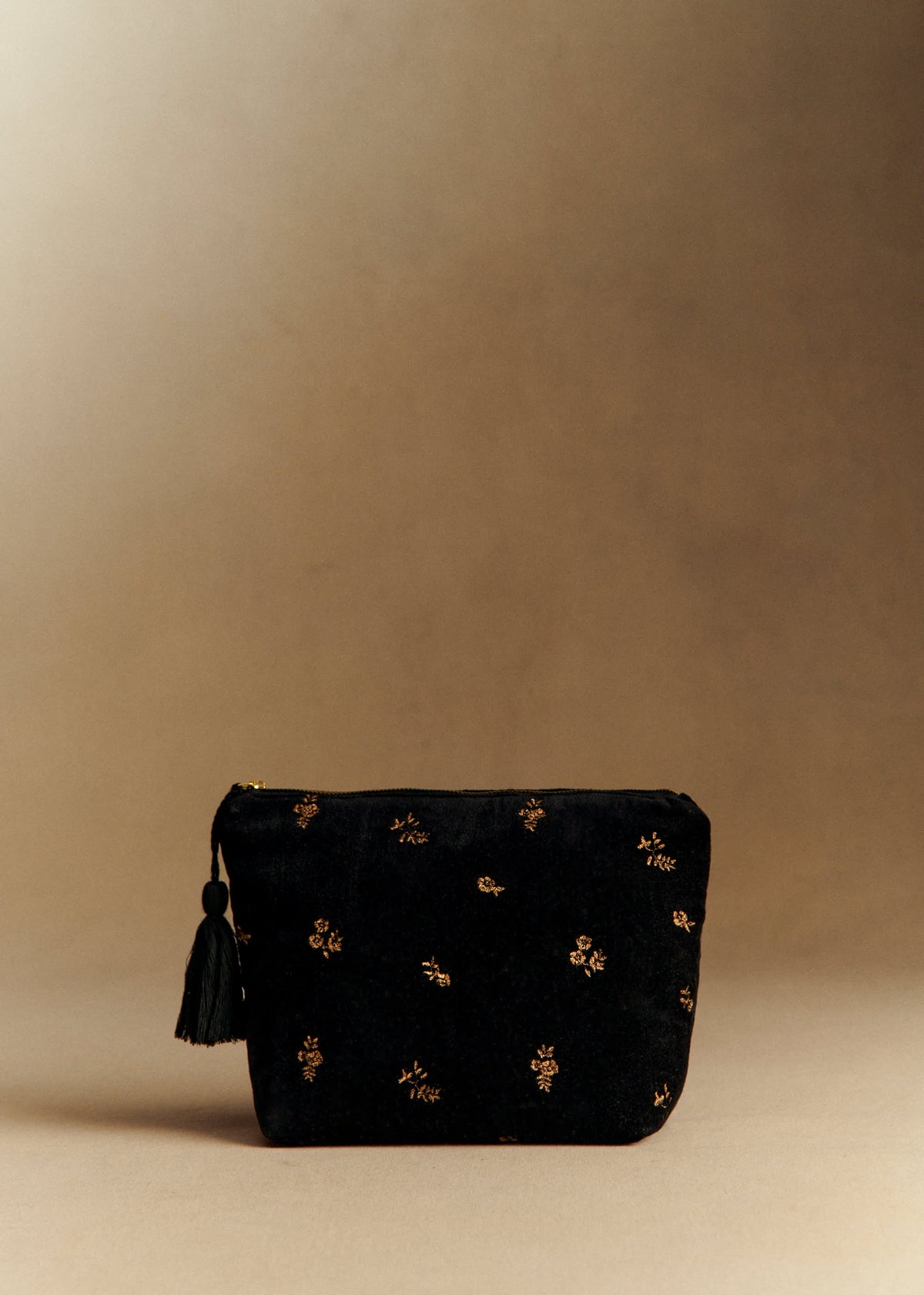 Trousse de Toilette - Broderie Fleurs