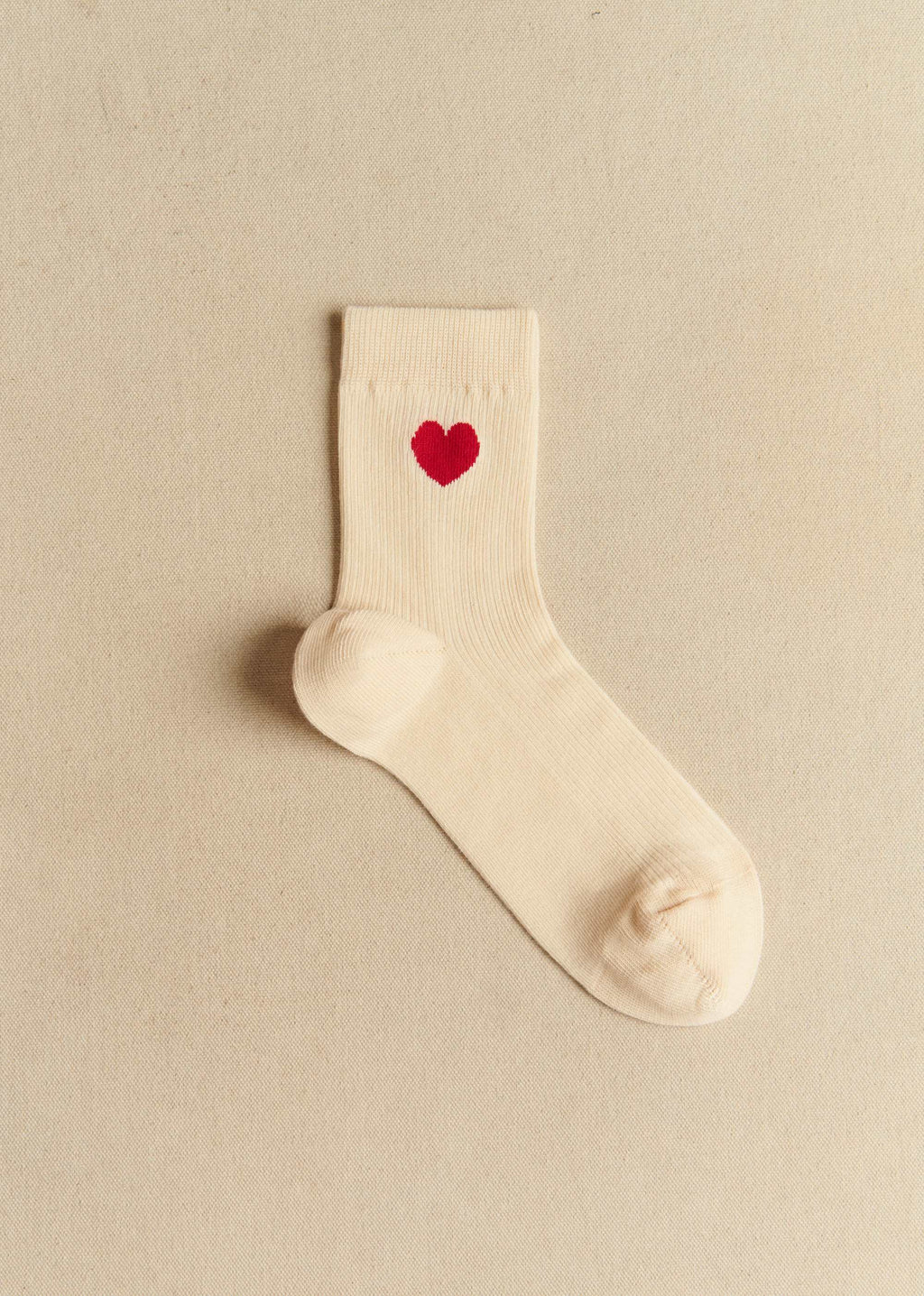 Chaussettes Coeur - Rouge