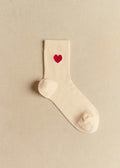 Chaussettes Coeur - Rouge