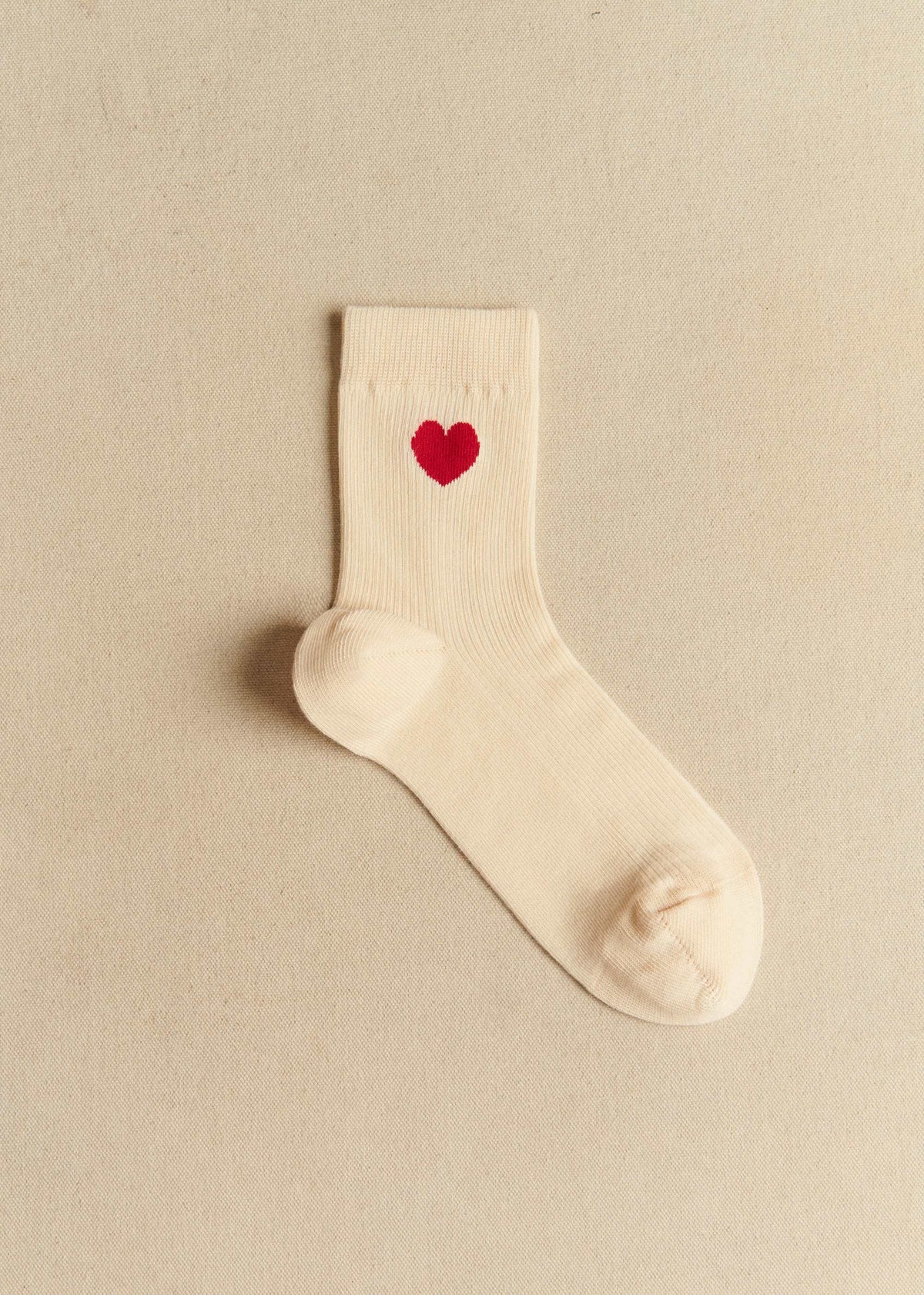 Chaussettes Coeur - Rouge