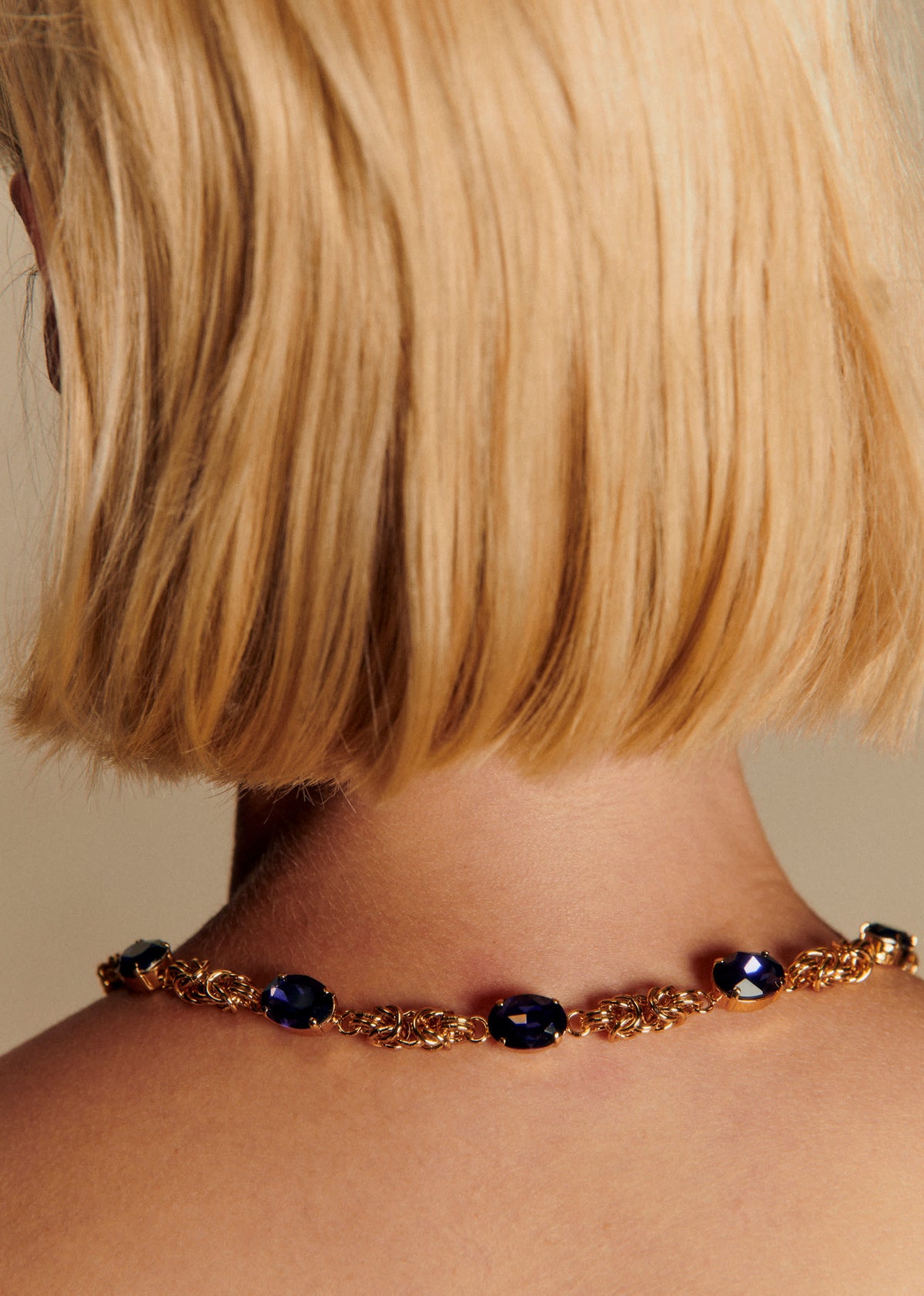 Collier Junie - Violet Doré