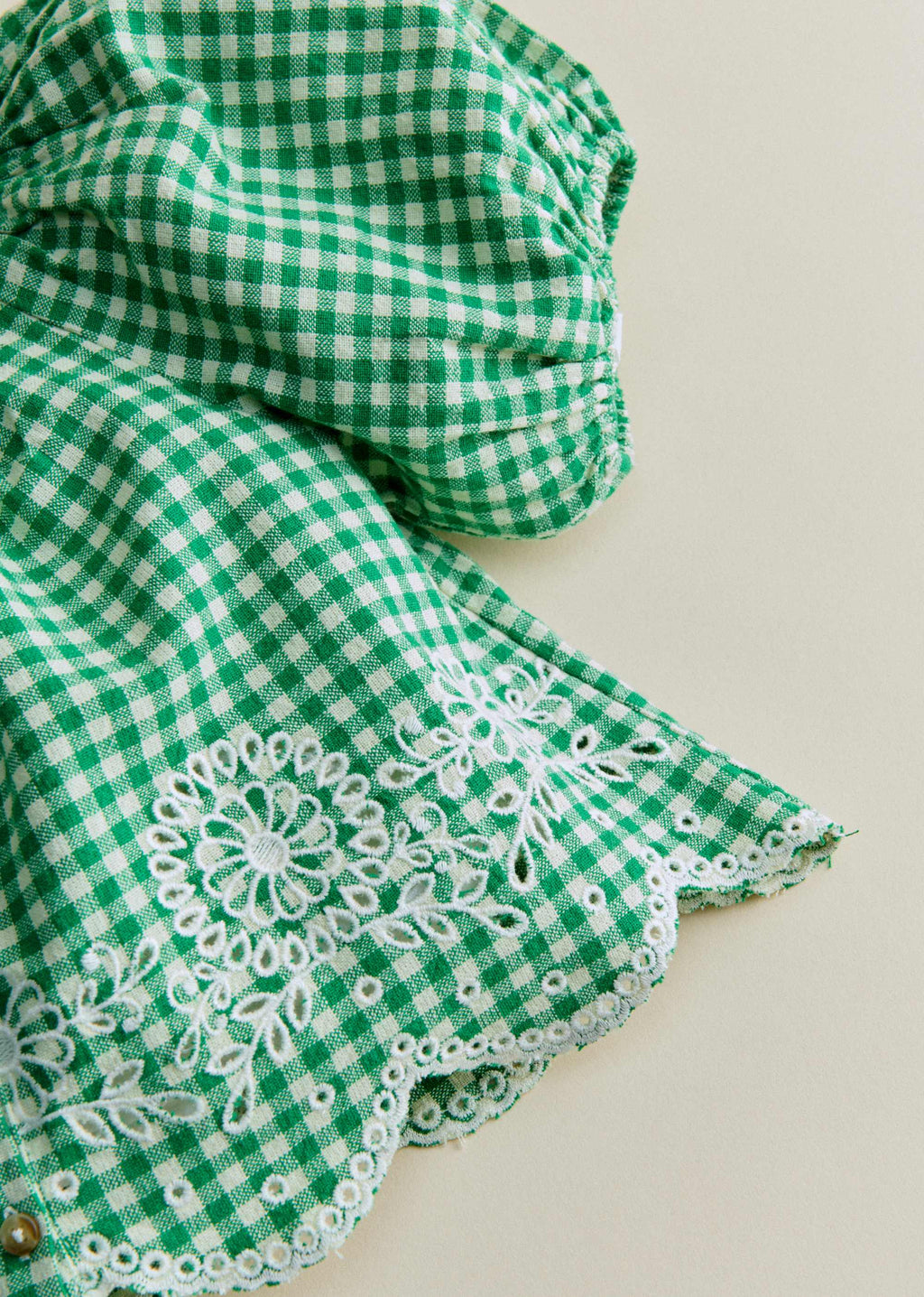 Blouse Amanie - Vichy Vert