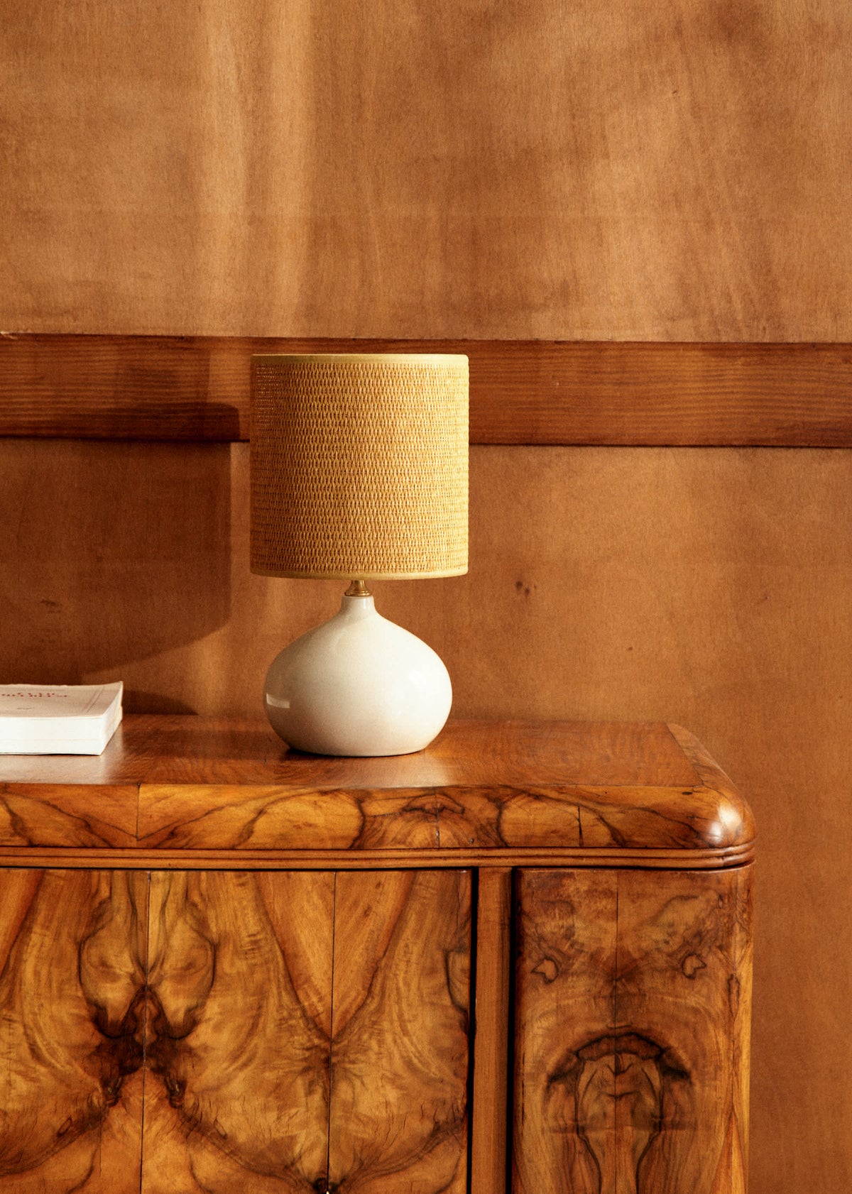 Lampe Banjo petit modèle - Écru - Dolce camel