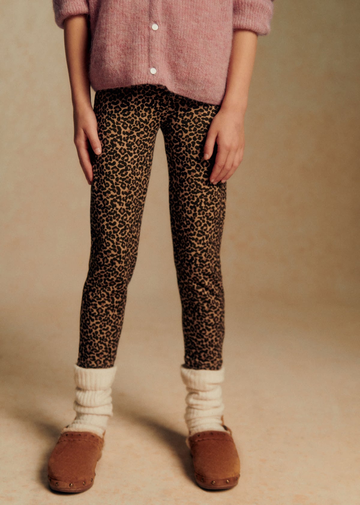 Legging Lily - Léopard Beige