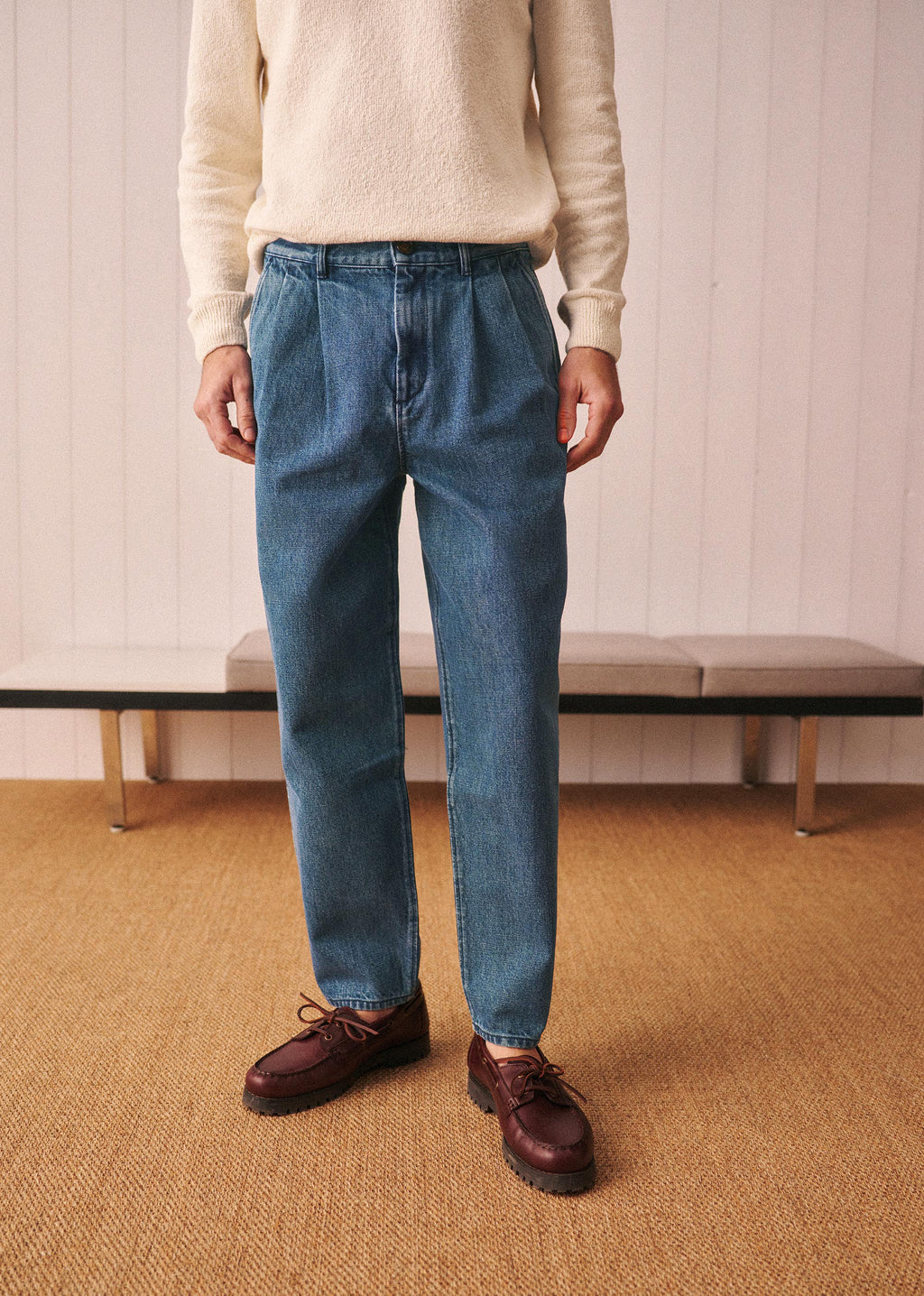 Pantalon Stewart - Denim bleu