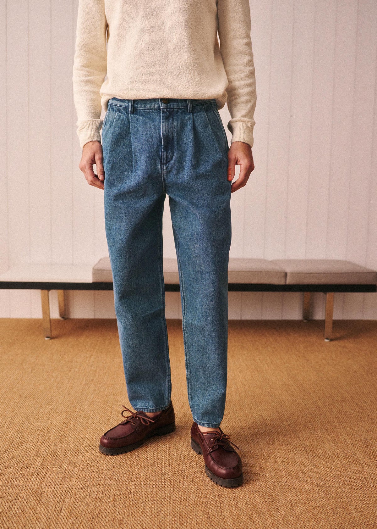 Pantalon Stewart - Denim bleu