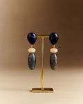 Boucles d'oreilles Dany - Bleu Océan Multi