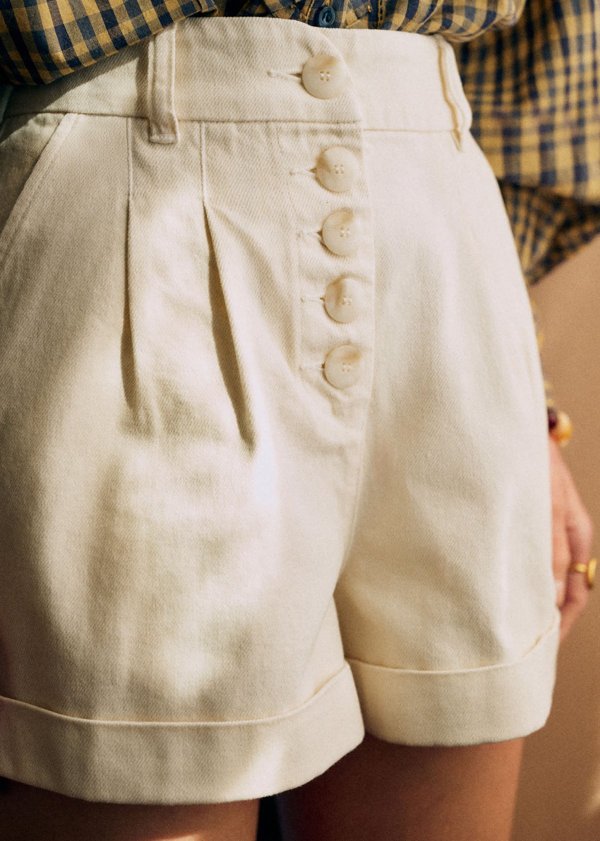 Short Wallace - Ecru