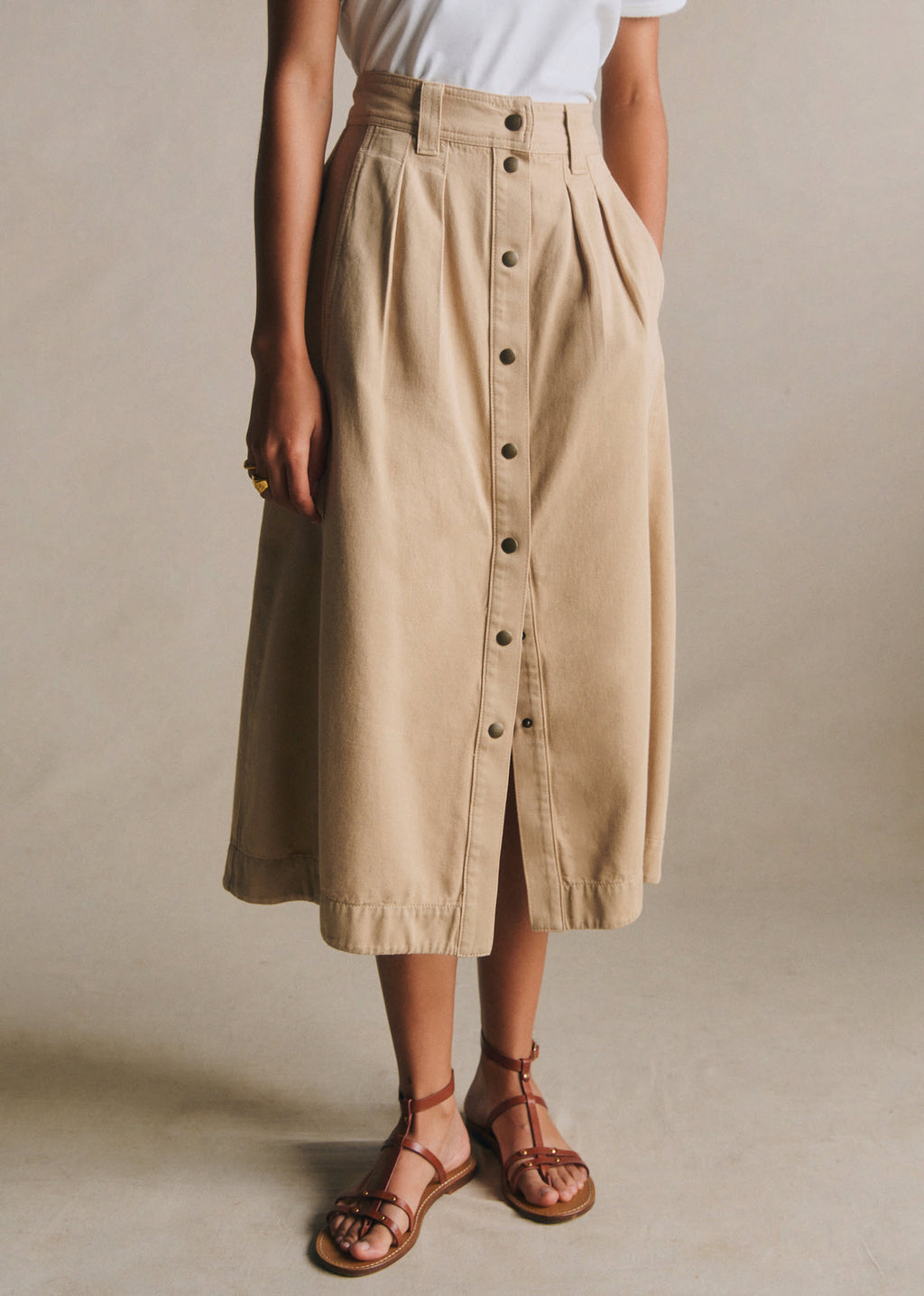 Jupe Clarina - Beige Safari