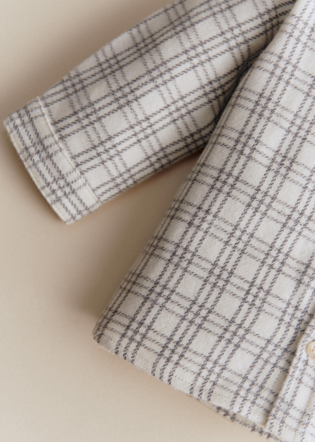 Chemise Benny - Carreaux Gris Doux