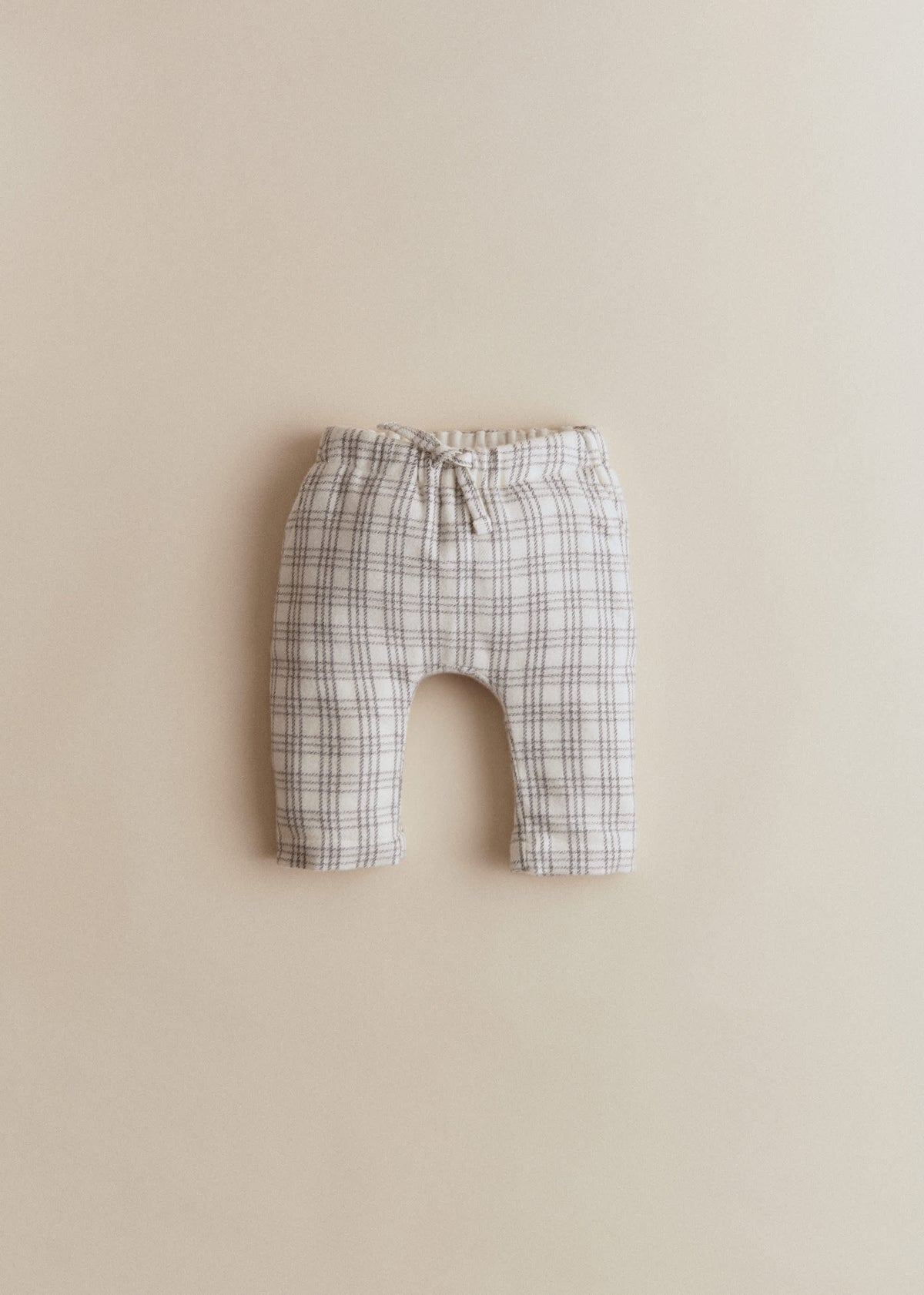 Pantalon Gus - Carreaux Gris Doux