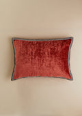 Coussin Velours Texturé - Grand modèle - Sienne