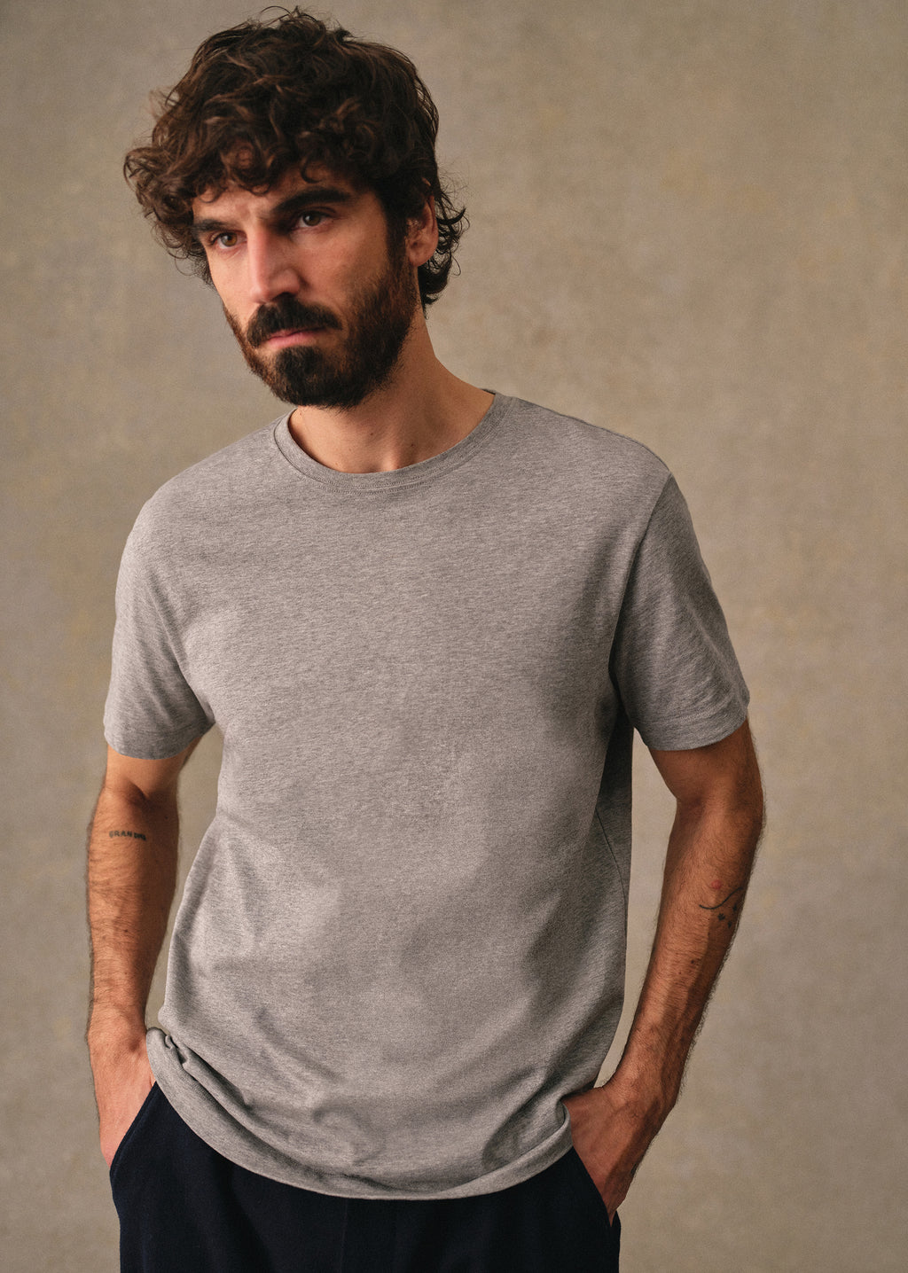 T-Shirt Kenneth - Gris Chiné