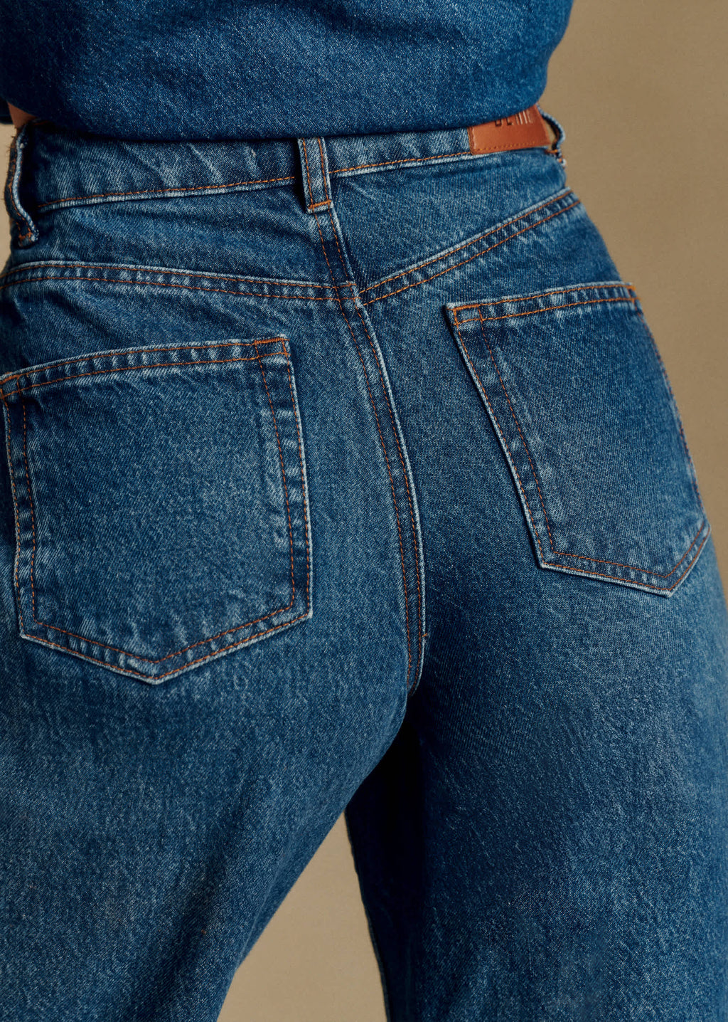 Pantalon Le Wide Leg - Bleu Moyen
