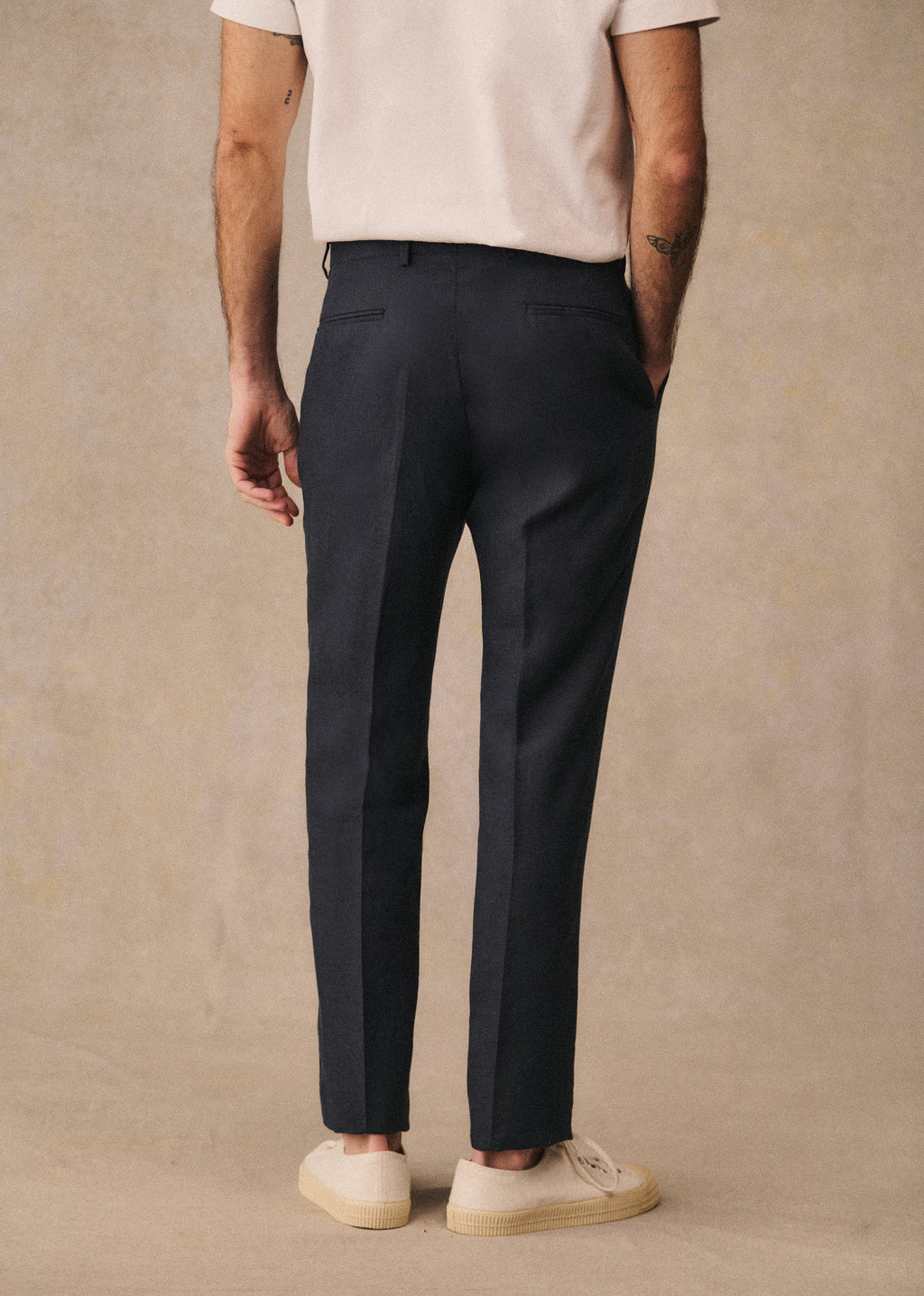 Pantalon Carl Lin - Marine