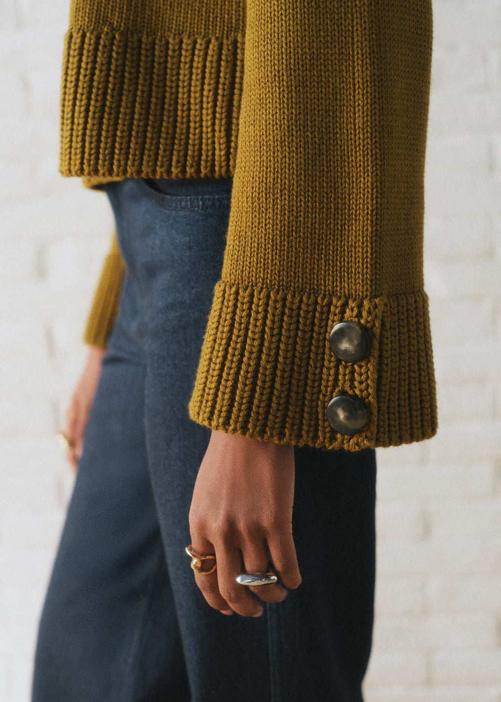 Pull Marin - Vert Olive
