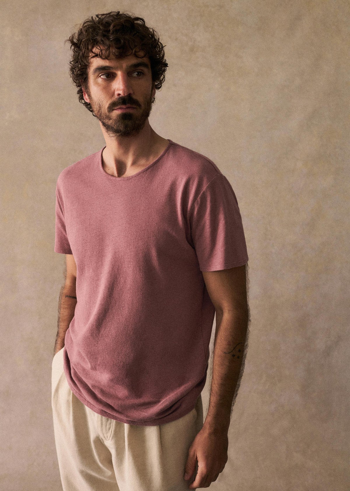 T-Shirt Martin - Rose Ancien