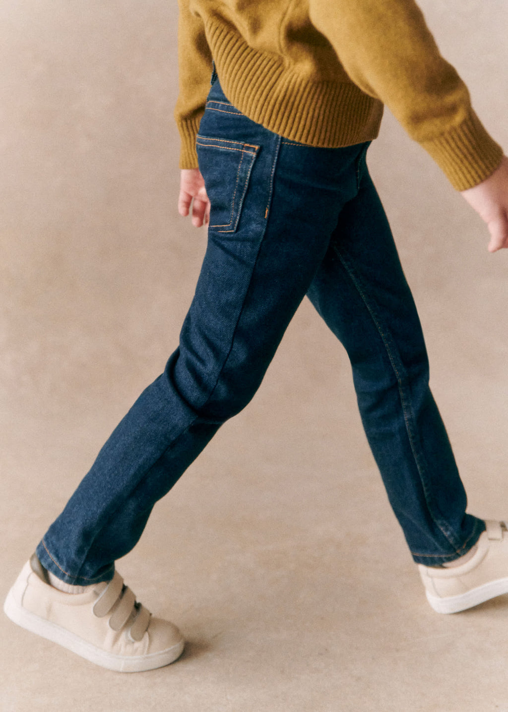 Pantalon Léo - Bleu Denim Foncé