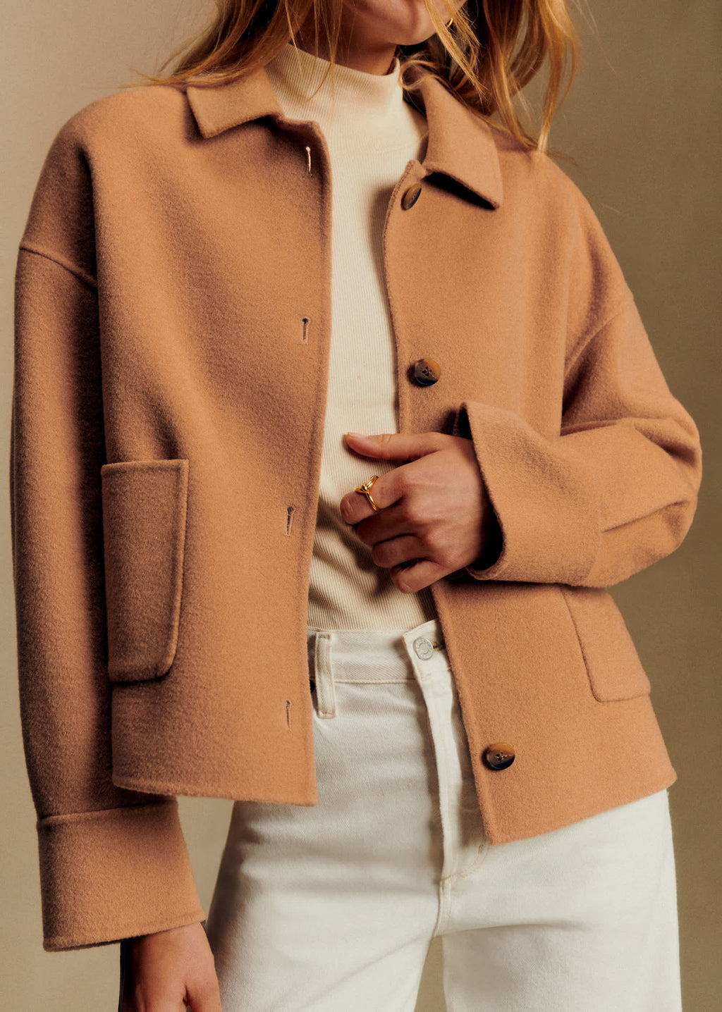 Veste Mia - Camel Clair