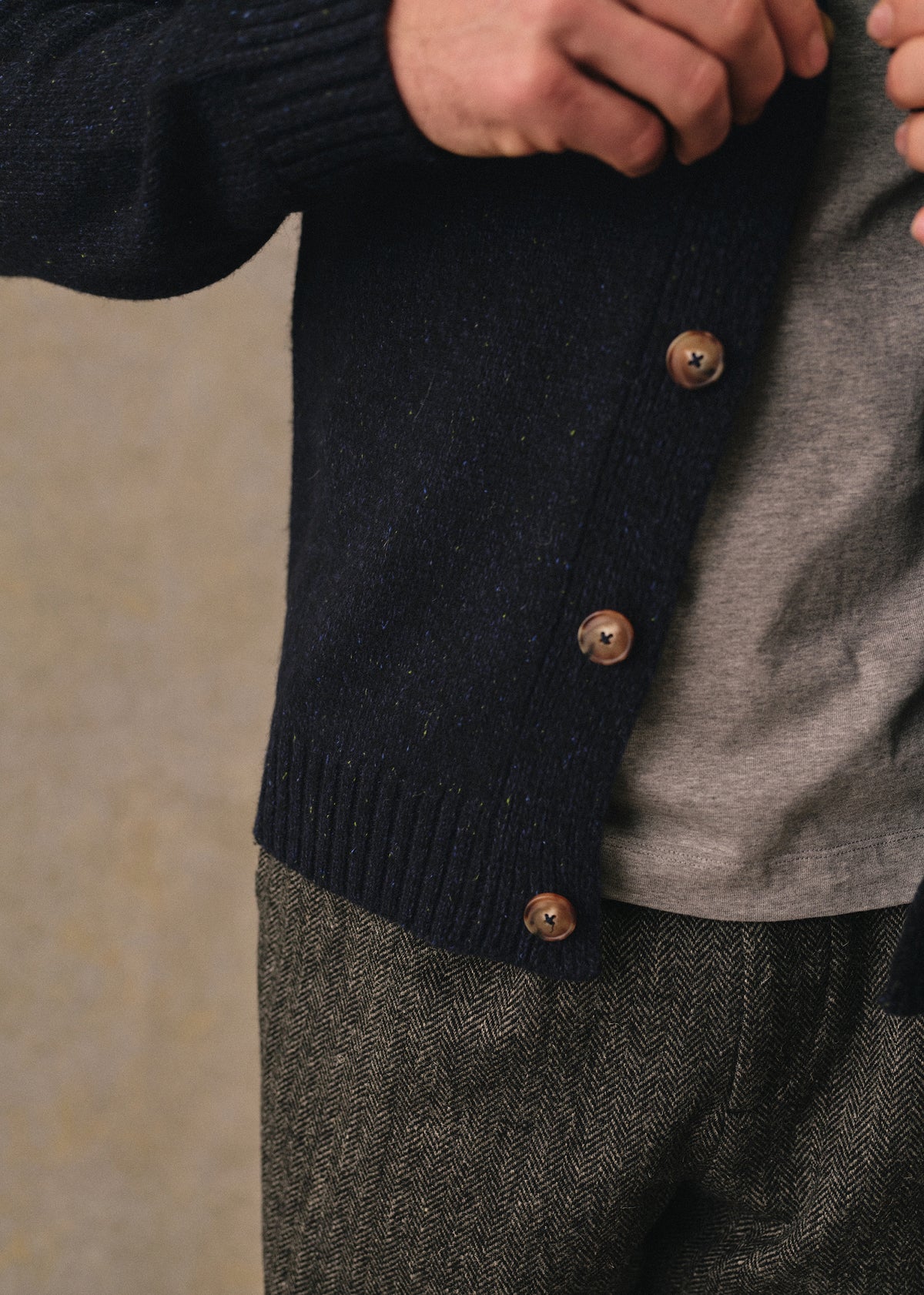 Gilet Trudel - Marine Moucheté