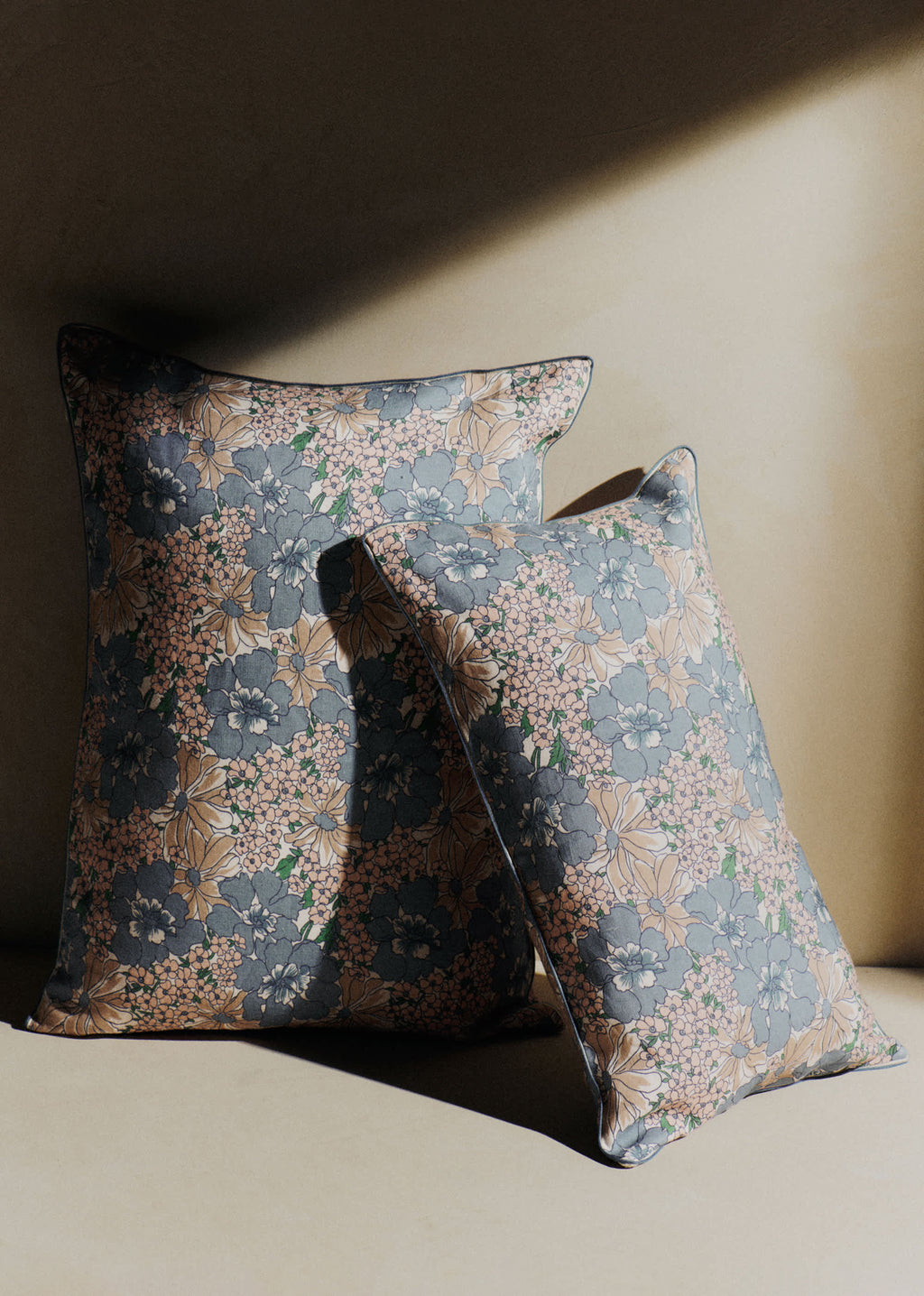 Coussin Imprimé - Grand modèle - Imprimé Bleu des Prés