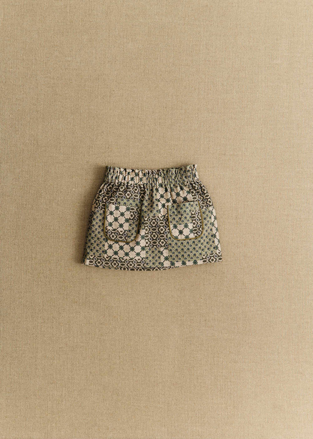 Jupe Capucine - Petit Sézane x Antoinette Poisson - Imprimé Patchwork Dominote