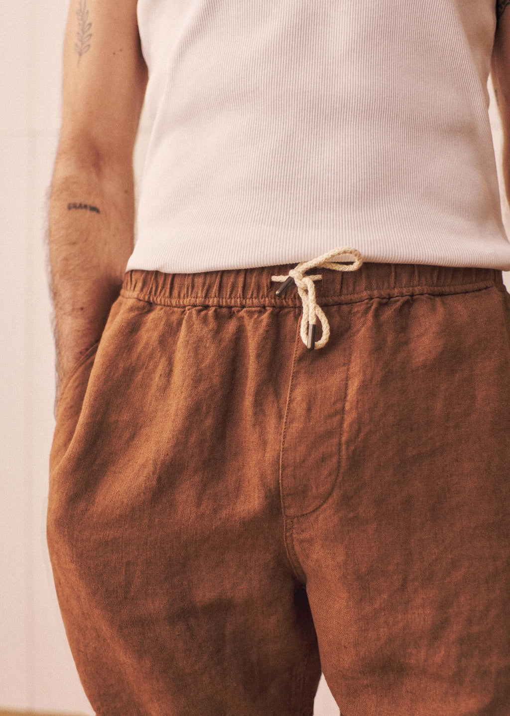 Short Priam Lin - Marron