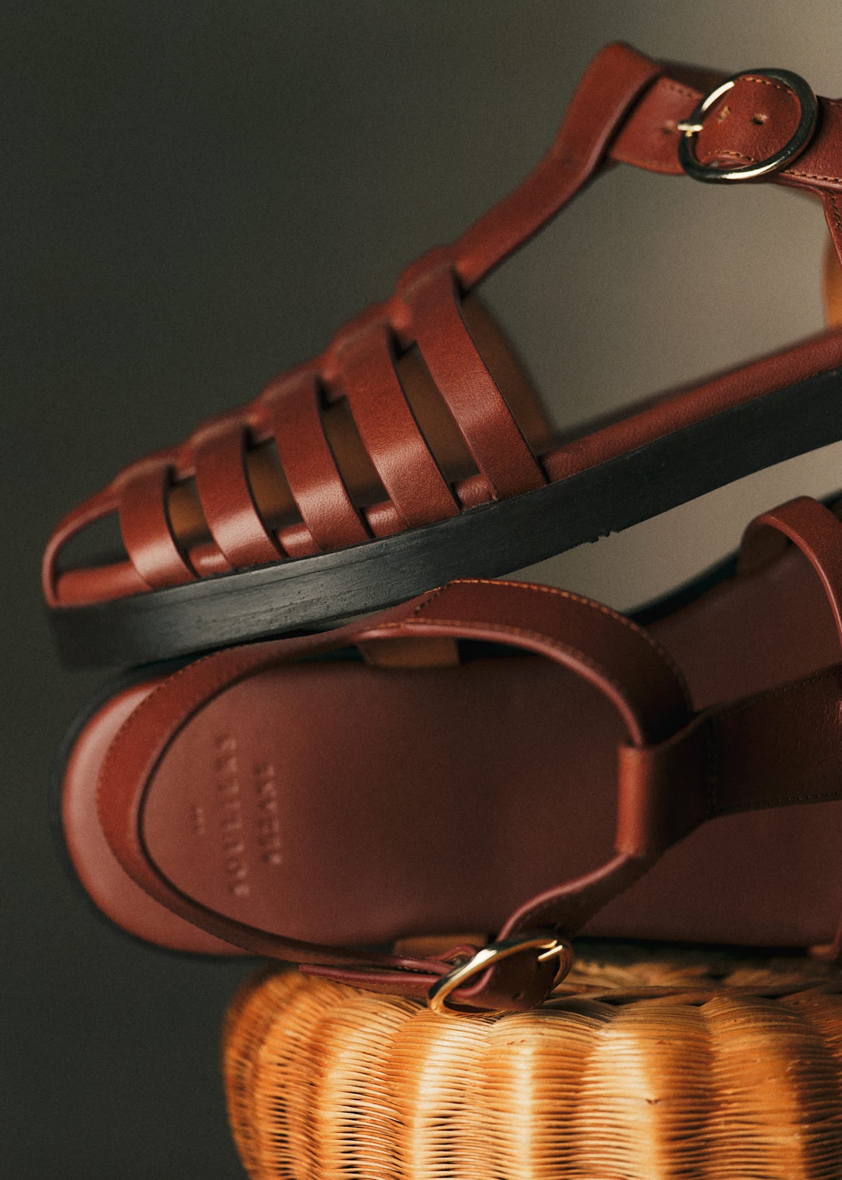 Sandales Low Carla - Cuir Naturel