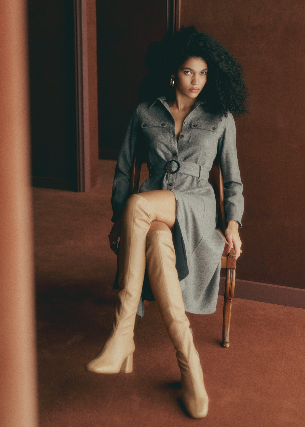Robe Tea - Gris Foncé