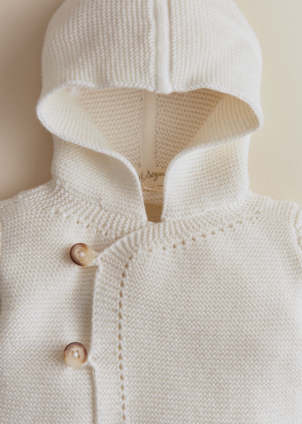 Manteau Panda - Ecru