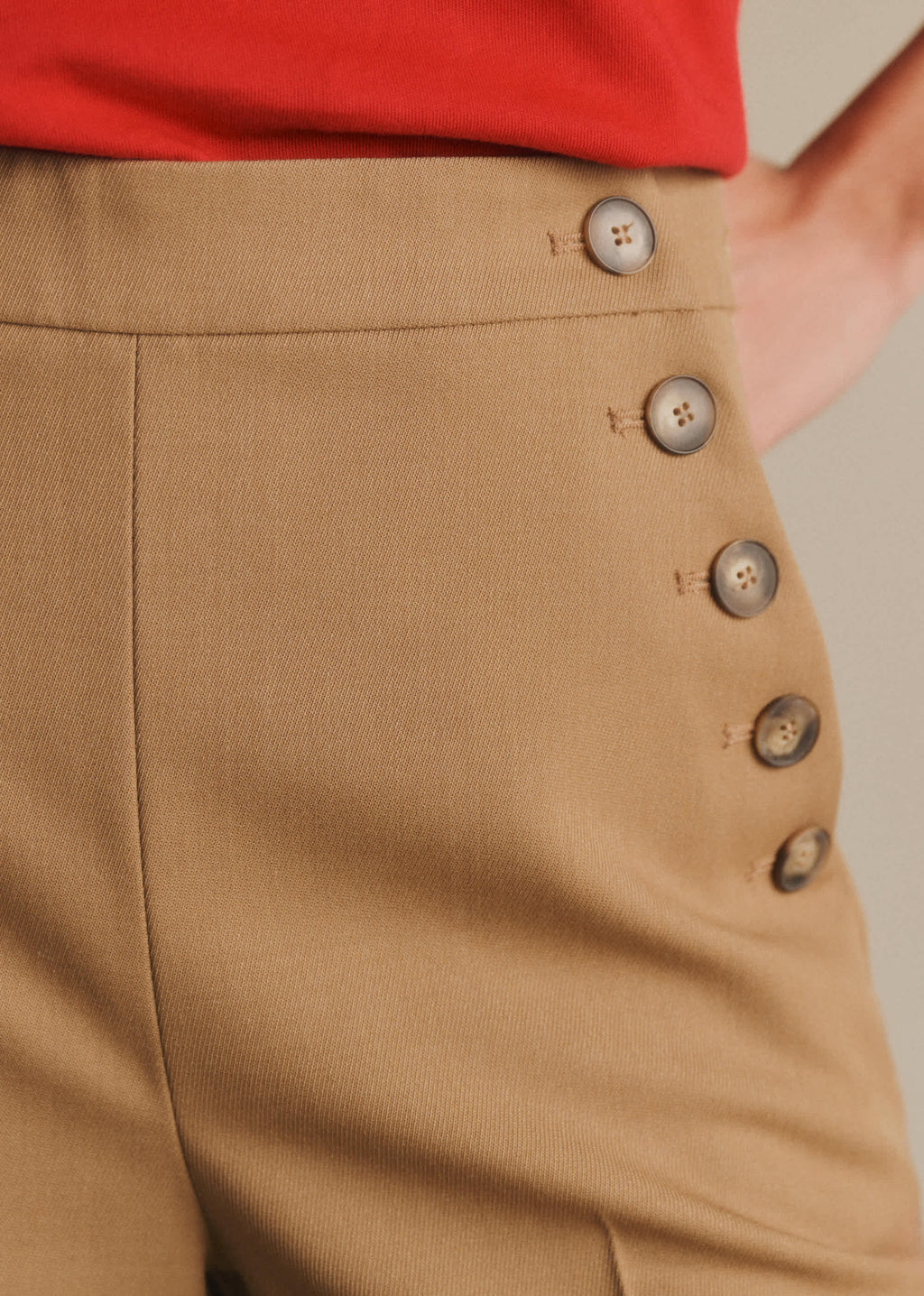 Pantalon Marino - Camel