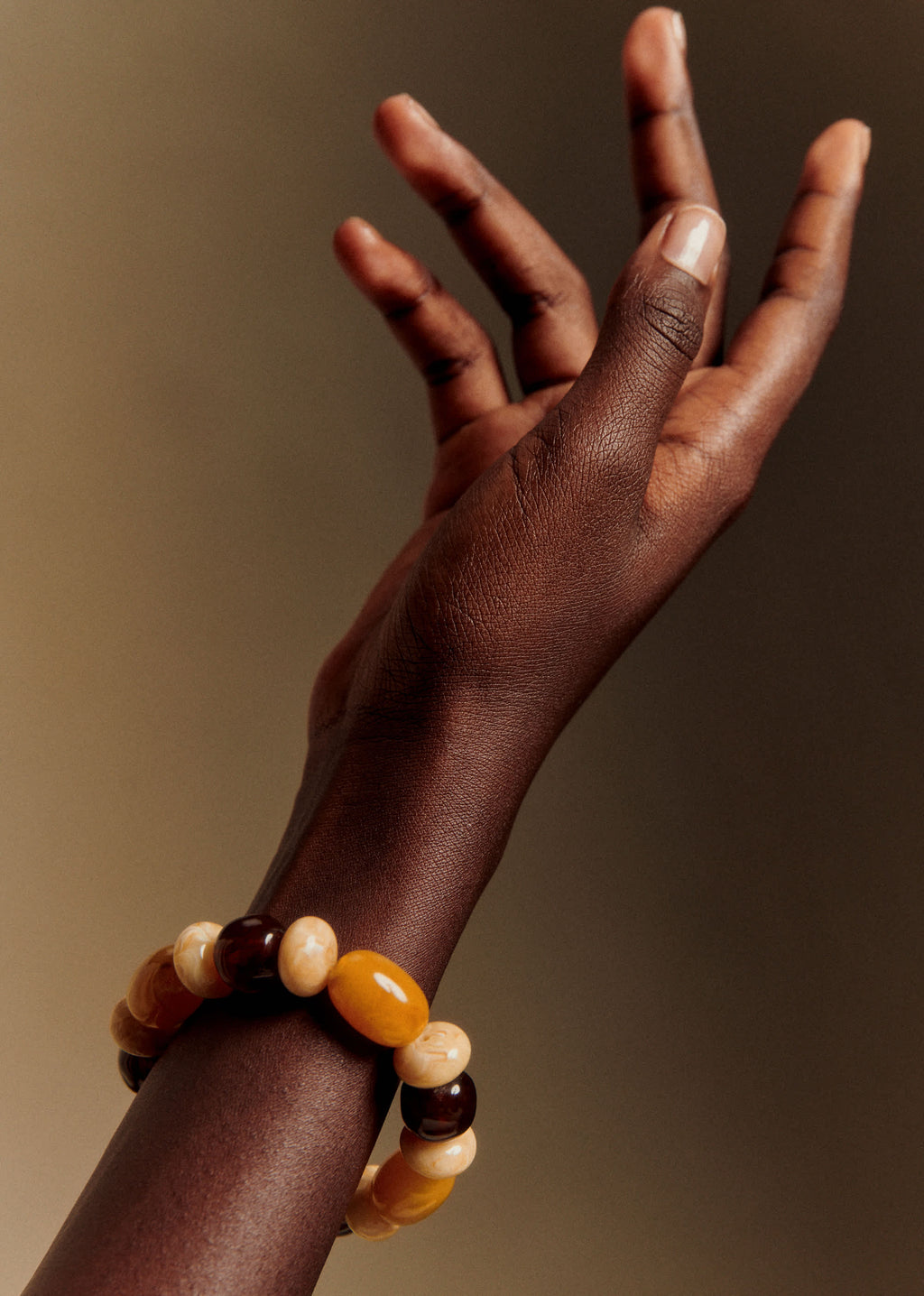Bracelet Morgane - Caramel Multi - Création Rose