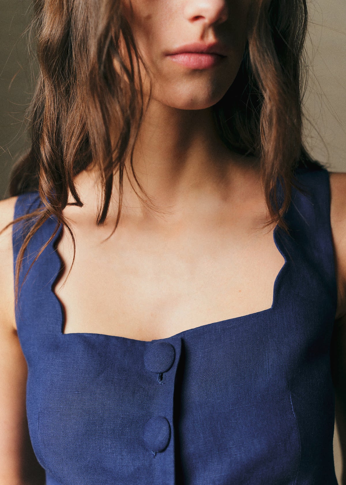 Blouse Clara - Bleu Cobalt