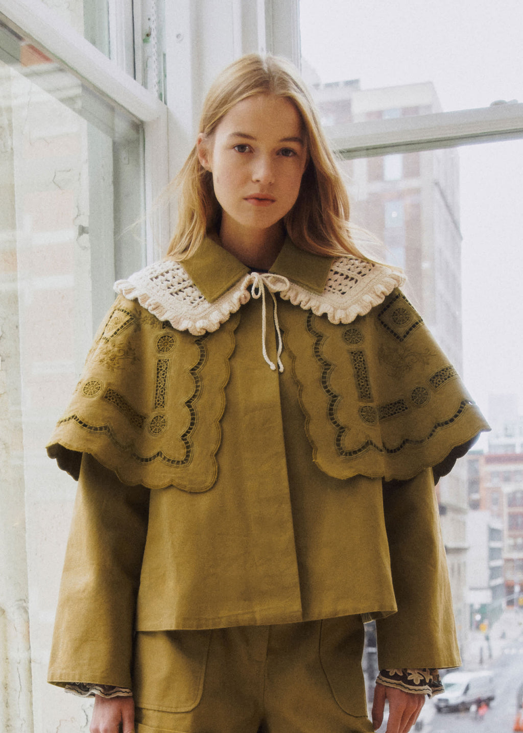 Veste Josephina - Sézane x SEA NY - Kaki