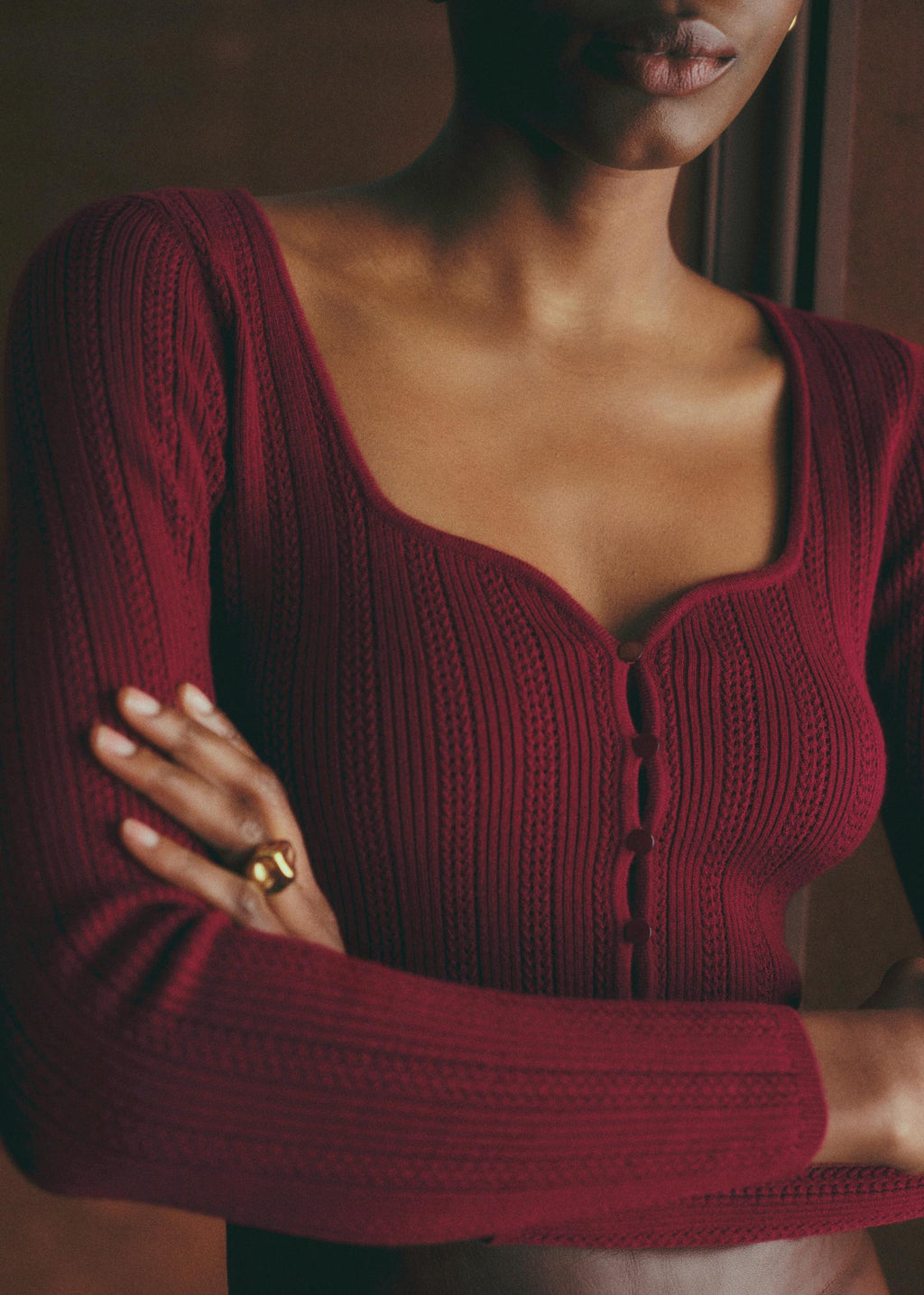 Gilet Alby - Cerise