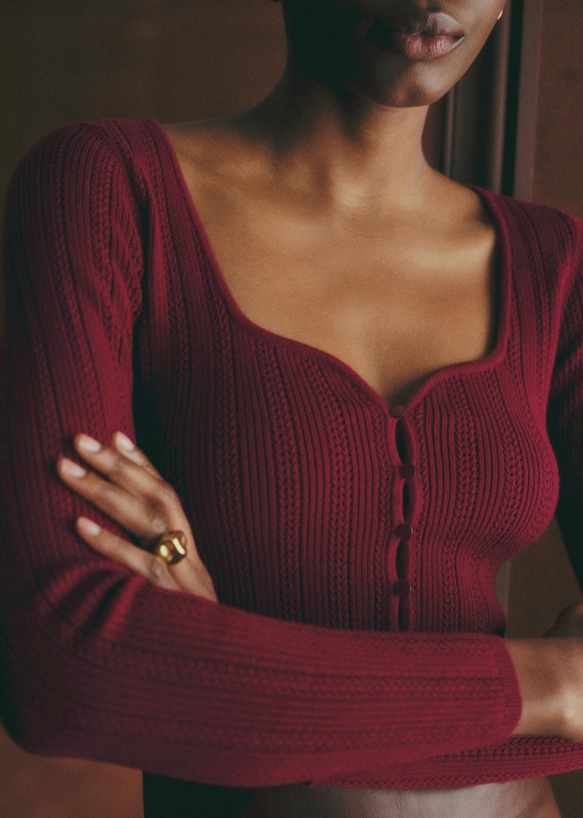Gilet Alby - Cerise