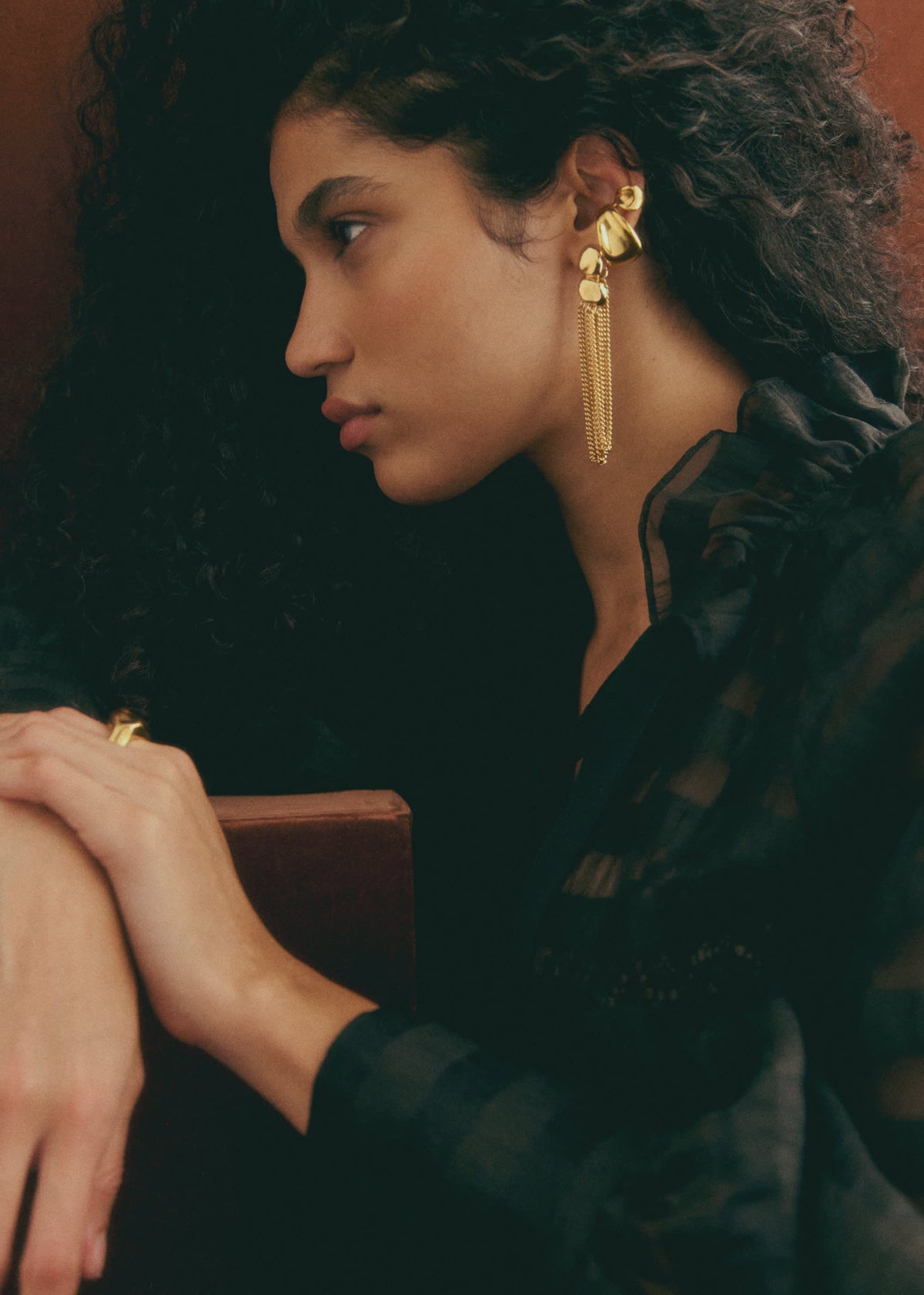 Boucles d'oreilles Lana - Doré
