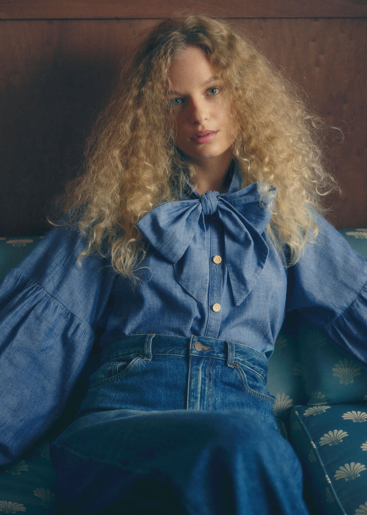 Chemise Tazia - Sézane x Antoinette Poisson - Chambray