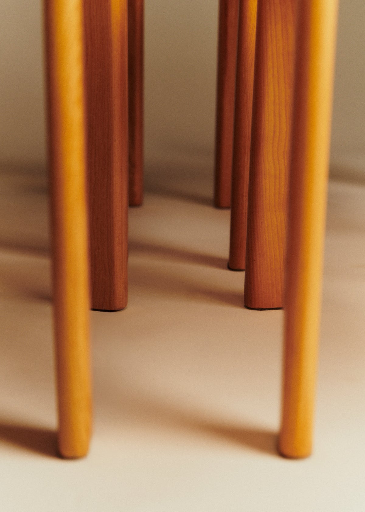 Lot de 4 chaises en cannage vintage - Cannage