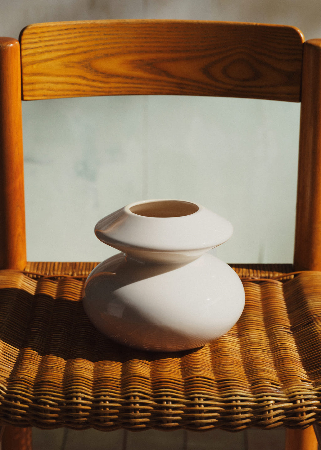 Vase Romie Objetti - Petit modèle - Ecru